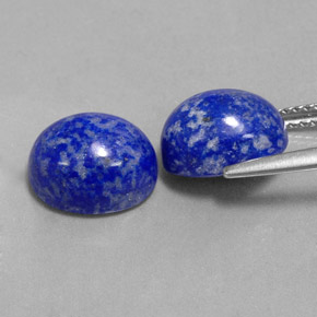 Lapis Lazuli Gemstone in 10 x 8 mm (calibrated) Size for Sale, Lapis Lazuli Stone in Royal Blue Color