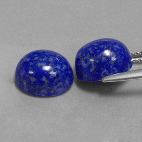 Lapis Lazuli Gemstone in 10 x 8 mm (calibrated) Size for Sale, Lapis Lazuli Stone in Royal Blue Color