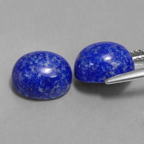 Lapis Lazuli Gemstone in 10 x 8 mm (calibrated) Size for Sale, Lapis Lazuli Stone in Royal Blue Color