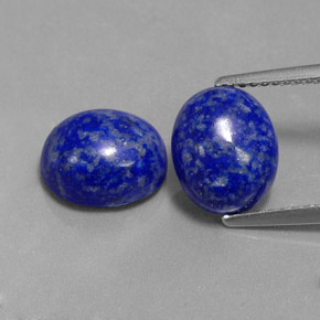 6.25 ct Blue Lapis Lazuli Gemstone, Lapis Lazuli Gem in Oval Cabochon Shape for Sale.