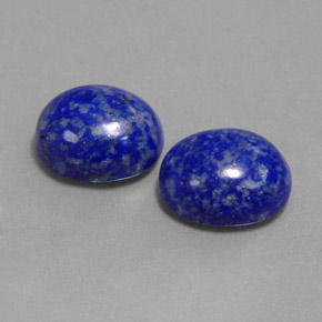 6.25 ct Blue Lapis Lazuli Stone, Natural Lapis Lazuli in Oval Cabochon Shape for Sale