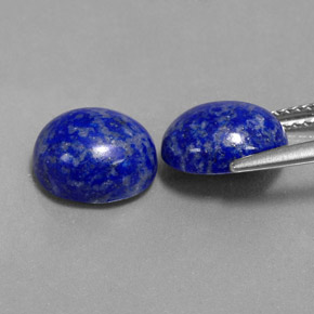 Lapis Lazuli Gemstone in 10 x 8 mm (calibrated) Size for Sale, Lapis Lazuli Stone in Royal Blue Color