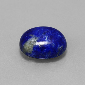2.82 ct Blue Lapis Lazuli Stone, Natural Lapis Lazuli in Oval Cabochon Shape for Sale