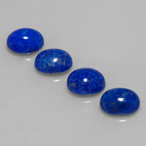 8.46 ct Blue Lapis Lazuli Gemstone, Lapis Lazuli Gem in Oval Cabochon Shape for Sale.