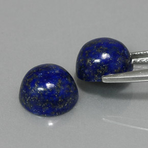 Lapis Lazuli Gemstone in 8 mm (calibrated) Size for Sale, Lapis Lazuli Stone in Royal Blue Color