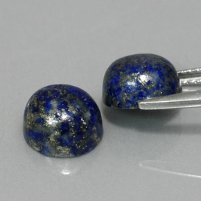 Lapis Lazuli Gemstone in 8 mm (calibrated) Size for Sale, Lapis Lazuli Stone in Royal Blue Color