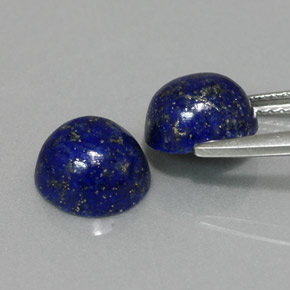 Lapis Lazuli Gemstone in 8 mm (calibrated) Size for Sale, Lapis Lazuli Stone in Royal Blue Color
