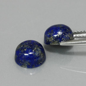 Lapis Lazuli Gemstone in 8 mm (calibrated) Size for Sale, Lapis Lazuli Stone in Royal Blue Color