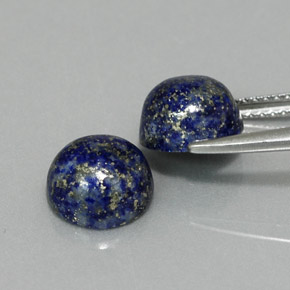 Lapis Lazuli Gemstone in 8 mm (calibrated) Size for Sale, Lapis Lazuli Stone in Royal Blue Color