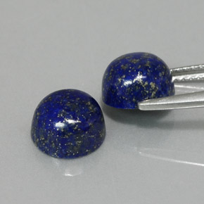 Lapis Lazuli Gemstone in 8 mm (calibrated) Size for Sale, Lapis Lazuli Stone in Royal Blue Color