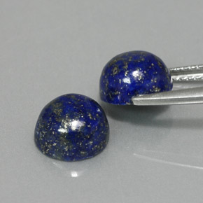 Lapis Lazuli Gemstone in 8 mm (calibrated) Size for Sale, Lapis Lazuli Stone in Royal Blue Color