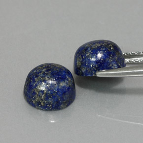 Lapis Lazuli Gemstone in 8 mm (calibrated) Size for Sale, Lapis Lazuli Stone in Royal Blue Color