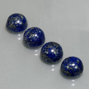 Lapis Lazuli Gemstone in 8 mm (calibrated) Size for Sale, Lapis Lazuli Stone in Royal Blue Color