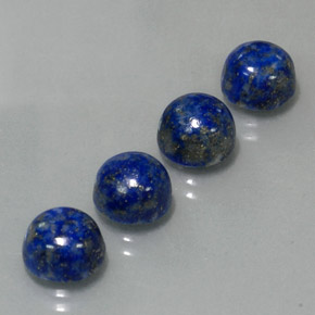 10.75 ct Blue Lapis Lazuli Stone, Natural Lapis Lazuli in Round Cabochon Shape for Sale