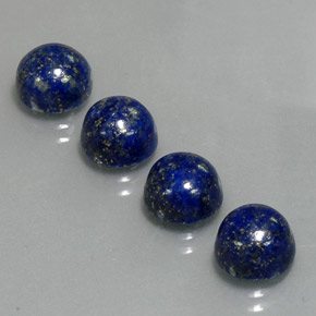 10.70 ct Blue Lapis Lazuli Gemstone, Lapis Lazuli Gem in Round Cabochon Shape for Sale.