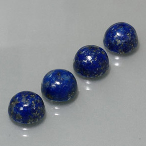 9.85 ct Blue Lapis Lazuli Stone, Natural Lapis Lazuli in Round Cabochon Shape for Sale