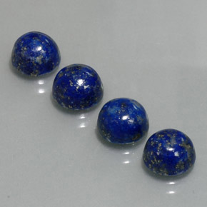 Lapis Lazuli Gemstone in 8 mm (calibrated) Size for Sale, Lapis Lazuli Stone in Royal Blue Color