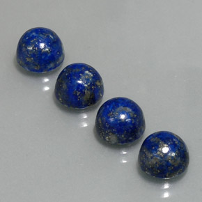 Lapis Lazuli Gemstone in 8 mm (calibrated) Size for Sale, Lapis Lazuli Stone in Royal Blue Color