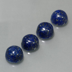 10.45 ct Blue Lapis Lazuli Stone, Natural Lapis Lazuli in Round Cabochon Shape for Sale