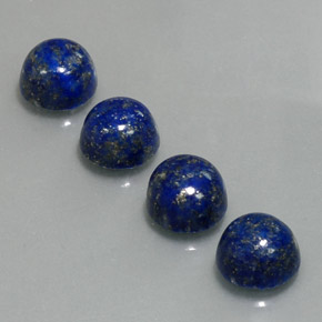 10.61 ct Blue Lapis Lazuli Gemstone, Lapis Lazuli Gem in Round Cabochon Shape for Sale.