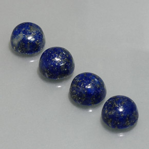 10.33 ct Blue Lapis Lazuli Gemstone, Lapis Lazuli Gem in Round Cabochon Shape for Sale.