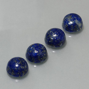 10.33 ct Blue Lapis Lazuli Stone, Natural Lapis Lazuli in Round Cabochon Shape for Sale