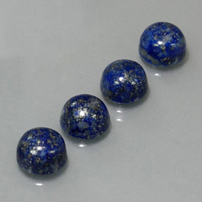 10.58 ct Blue Lapis Lazuli Stone, Natural Lapis Lazuli in Round Cabochon Shape for Sale