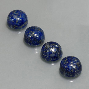 Lapis Lazuli Gemstone in 8 mm (calibrated) Size for Sale, Lapis Lazuli Stone in Royal Blue Color
