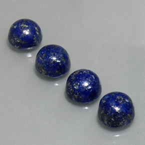 Lapis Lazuli Gemstone in 8 mm (calibrated) Size for Sale, Lapis Lazuli Stone in Royal Blue Color