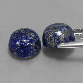 Lapis Lazuli Gemstone in 8 mm (calibrated) Size for Sale, Lapis Lazuli Stone in Royal Blue Color