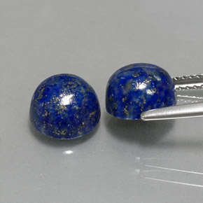 Lapis Lazuli Gemstone in 8 mm (calibrated) Size for Sale, Lapis Lazuli Stone in Royal Blue Color