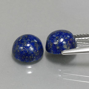 Lapis Lazuli Gemstone in 8 mm (calibrated) Size for Sale, Lapis Lazuli Stone in Royal Blue Color