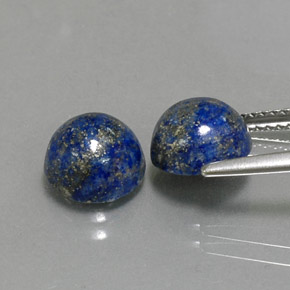 Lapis Lazuli Gemstone in 8 mm (calibrated) Size for Sale, Lapis Lazuli Stone in Royal Blue Color