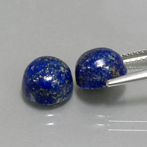Lapis Lazuli Gemstone in 8 mm (calibrated) Size for Sale, Lapis Lazuli Stone in Royal Blue Color