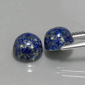 Lapis Lazuli Gemstone in 8 mm (calibrated) Size for Sale, Lapis Lazuli Stone in Royal Blue Color