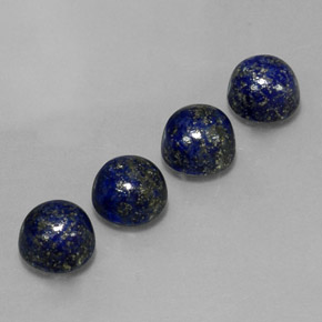 11.69 ct Blue Lapis Lazuli Stone, Natural Lapis Lazuli in Round Cabochon Shape for Sale