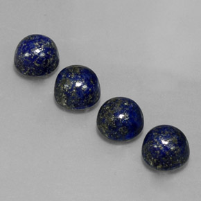 Lapis Lazuli Gemstone in 8 mm (calibrated) Size for Sale, Lapis Lazuli Stone in Royal Blue Color