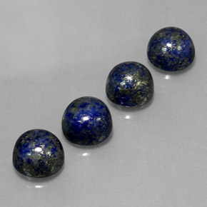 10.99 ct Blue Lapis Lazuli Stone, Natural Lapis Lazuli in Round Cabochon Shape for Sale