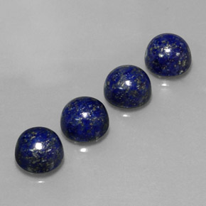 10.60 ct Blue Lapis Lazuli Stone, Natural Lapis Lazuli in Round Cabochon Shape for Sale