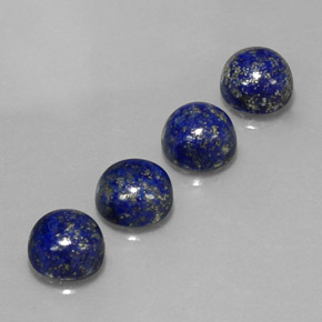 10.07 ct Blue Lapis Lazuli Stone, Natural Lapis Lazuli in Round Cabochon Shape for Sale