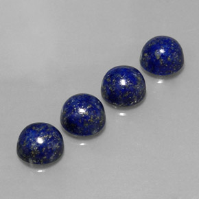 10.19 ct Blue Lapis Lazuli Stone, Natural Lapis Lazuli in Round Cabochon Shape for Sale