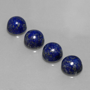 Lapis Lazuli Gemstone in 8 mm (calibrated) Size for Sale, Lapis Lazuli Stone in Royal Blue Color
