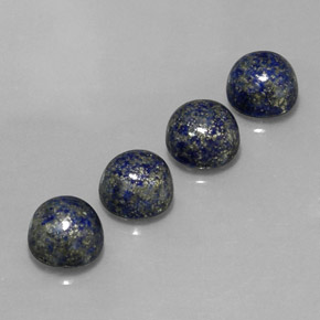 11.21 ct Blue Lapis Lazuli Stone, Natural Lapis Lazuli in Round Cabochon Shape for Sale