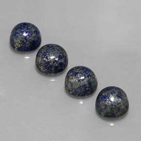 Lapis Lazuli Gemstone in 8 mm (calibrated) Size for Sale, Lapis Lazuli Stone in Royal Blue Color