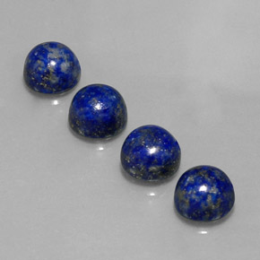10.56 ct Blue Lapis Lazuli Gemstone, Lapis Lazuli Gem in Round Cabochon Shape for Sale.
