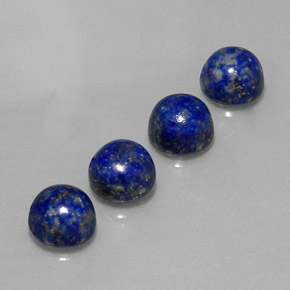 10.56 ct Blue Lapis Lazuli Stone, Natural Lapis Lazuli in Round Cabochon Shape for Sale