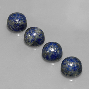 Lapis Lazuli Gemstone in 8 mm (calibrated) Size for Sale, Lapis Lazuli Stone in Royal Blue Color