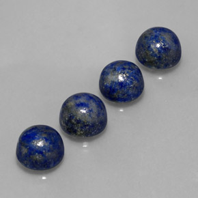 10.57 ct Blue Lapis Lazuli Stone, Natural Lapis Lazuli in Round Cabochon Shape for Sale