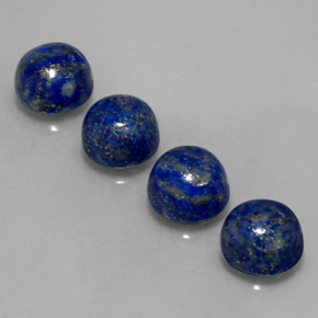 Lapis Lazuli Gemstone in 8 mm (calibrated) Size for Sale, Lapis Lazuli Stone in Royal Blue Color