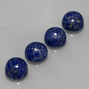 10.28 ct Blue Lapis Lazuli Stone, Natural Lapis Lazuli in Round Cabochon Shape for Sale